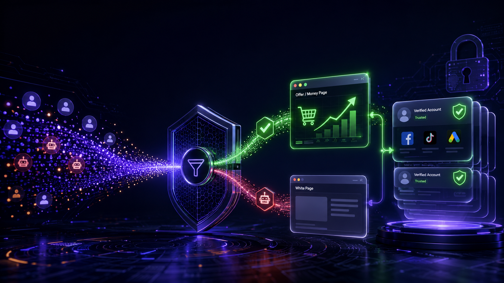 Ultimate Campaign Protection: Combining Cloaking.House with AccsZone Trusted Accounts