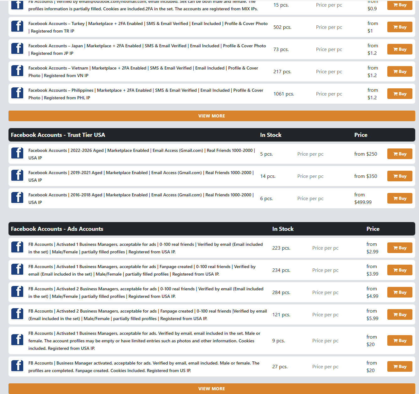 Buy Facebook Account: Aged, Verified, & Marketplace Options
