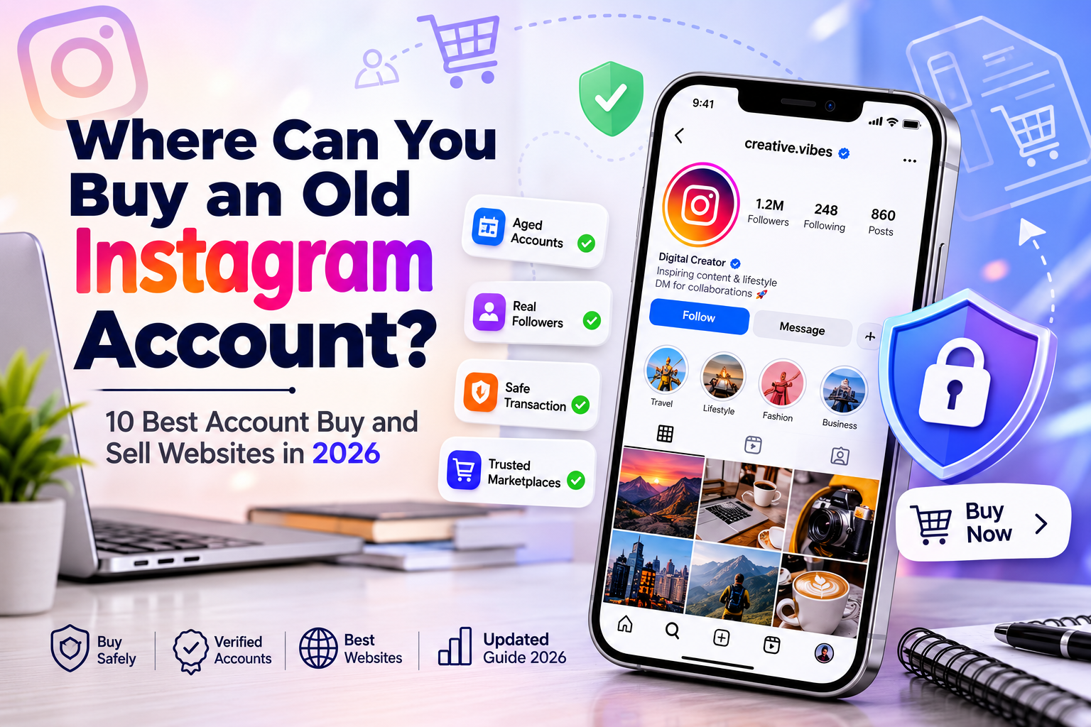 Where Can You Buy an Old Instagram Account? 10 Best Account Buy and Sell Websites in 2026