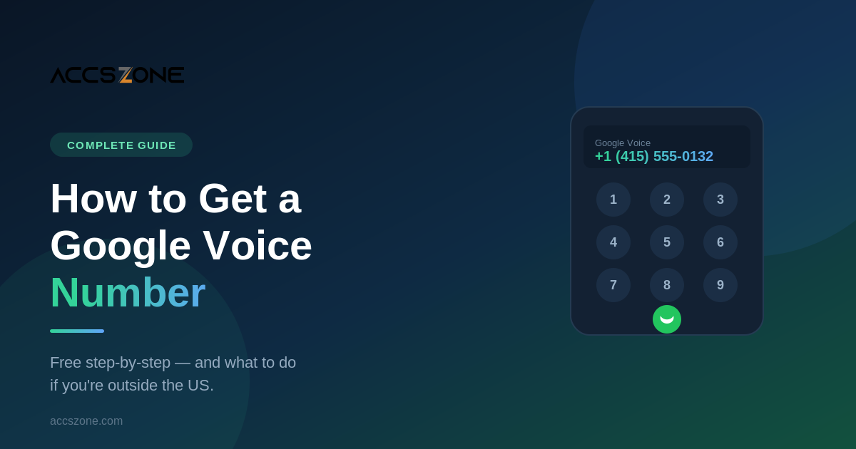 How to Get a Google Voice Number (Free) — and What to Do If You're Outside the US