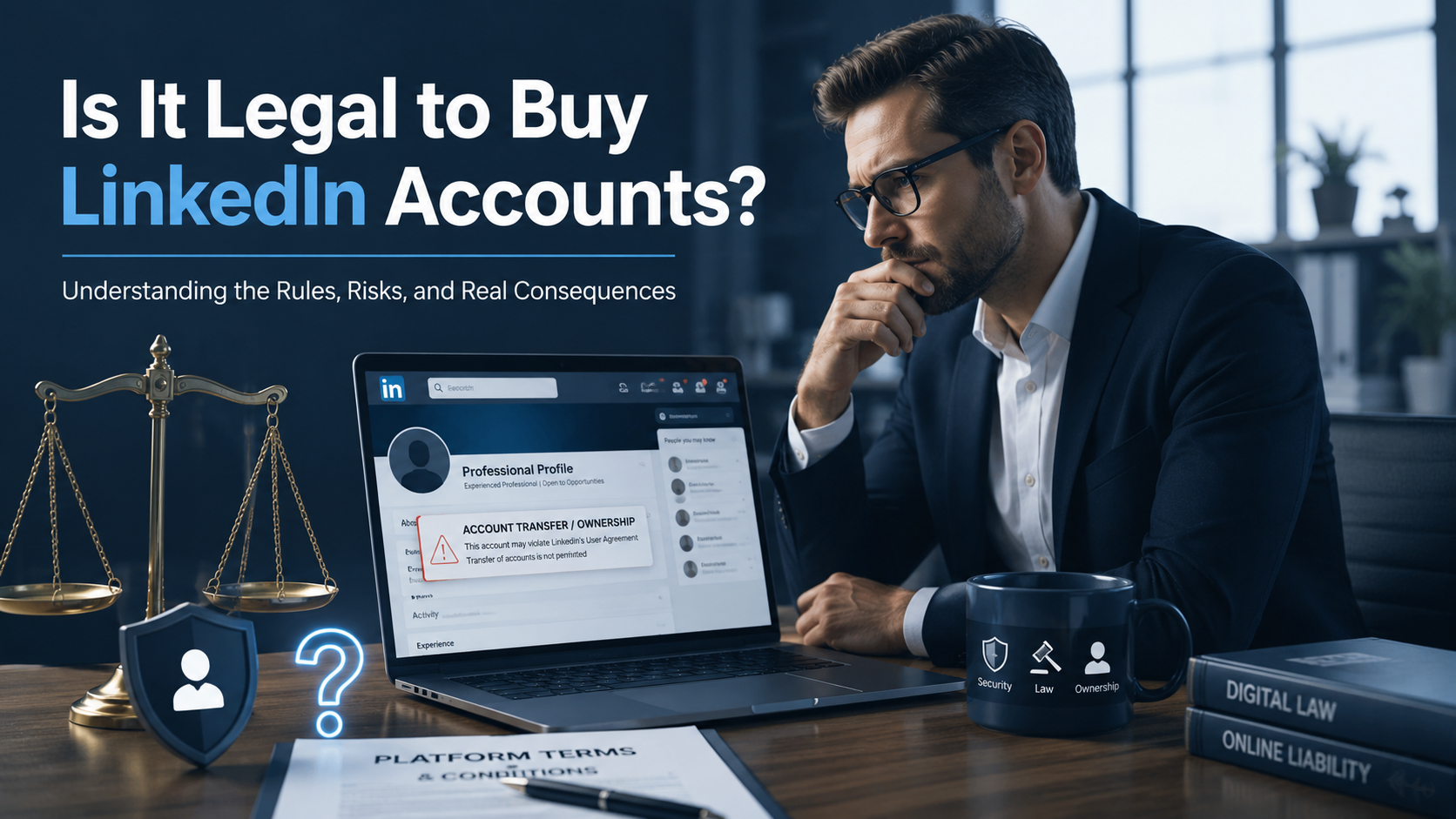 The Risks of Buying LinkedIn Accounts (and How to Buy Safely in 2026)