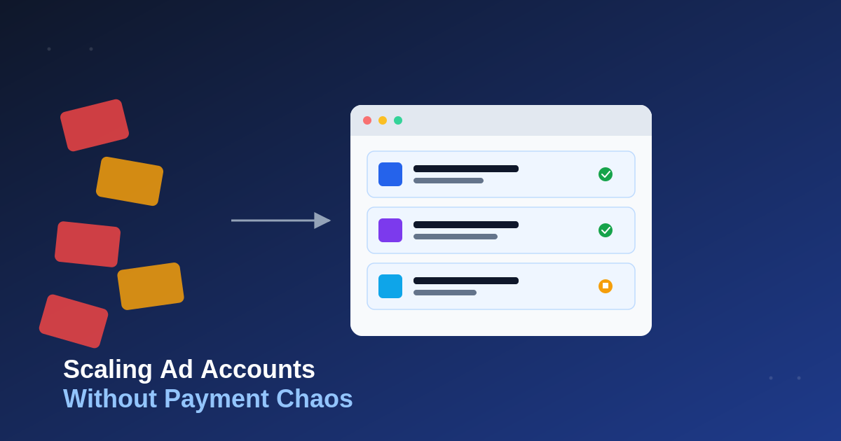 Scaling with Multiple Ad Accounts Without Creating Payment Chaos