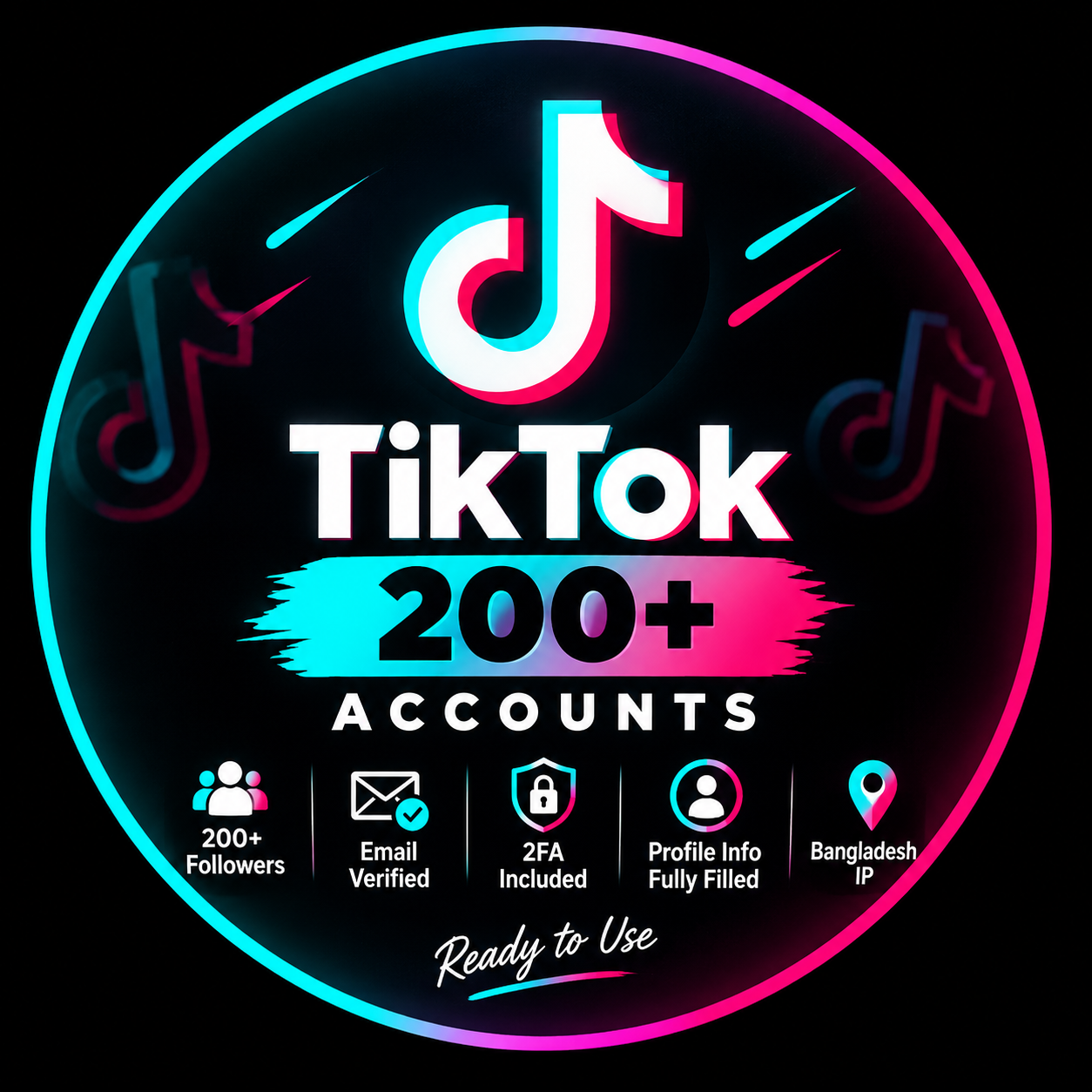 TikTok Accounts accounts for sale